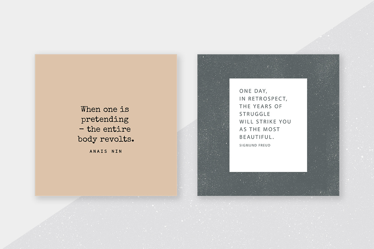 Quotes Social Media Kit, a Social Media Template by Viaduc (Photo 3 of 6)