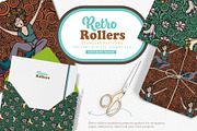 Retro Roller Skates Doodle Patterns, a Pattern Graphic by Sketchbook Designs (Thumbnail 9 of 10)