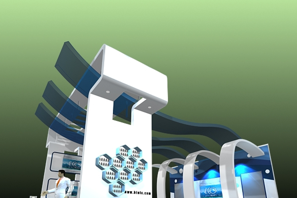 4 Exhibit Booth Design for TradeShow, an Architecture 3D Model by VisualCG (Photo 19 of 28)