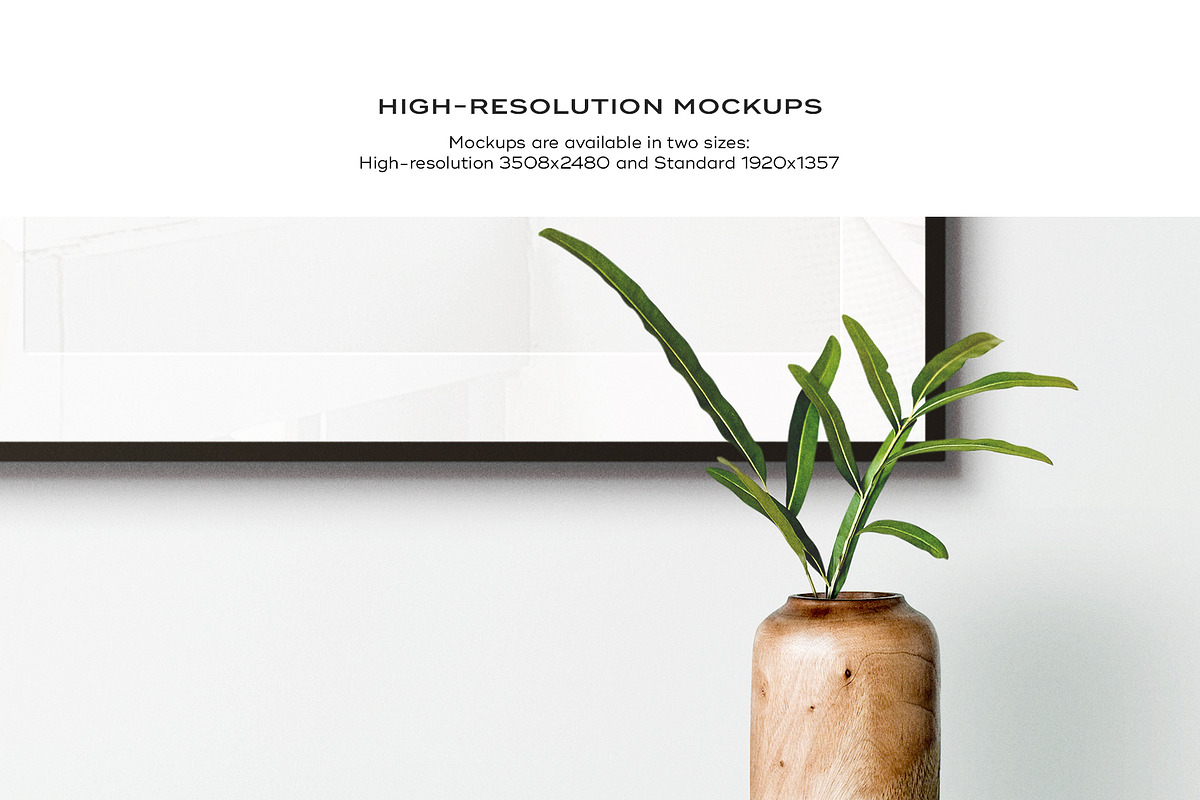 Minimal Frame Mockup Template Bundle, a Product Mockup by FoundImages (Photo 6 of 27)