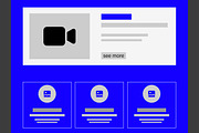 Modern Wireframe Template, a Wireframe Template by MightyDesign (Thumbnail 3 of 9)