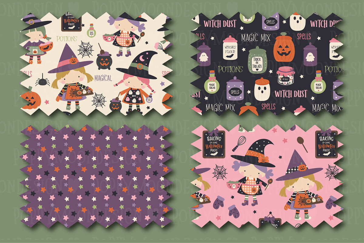 Sugar & Spells bundle, a Background Graphic by Poppymoondesign (Photo 4 of 5)