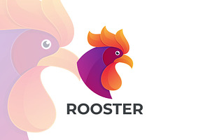 Rooster Gradient Colorful Style., a Branding & Logo Template by ModalTampang