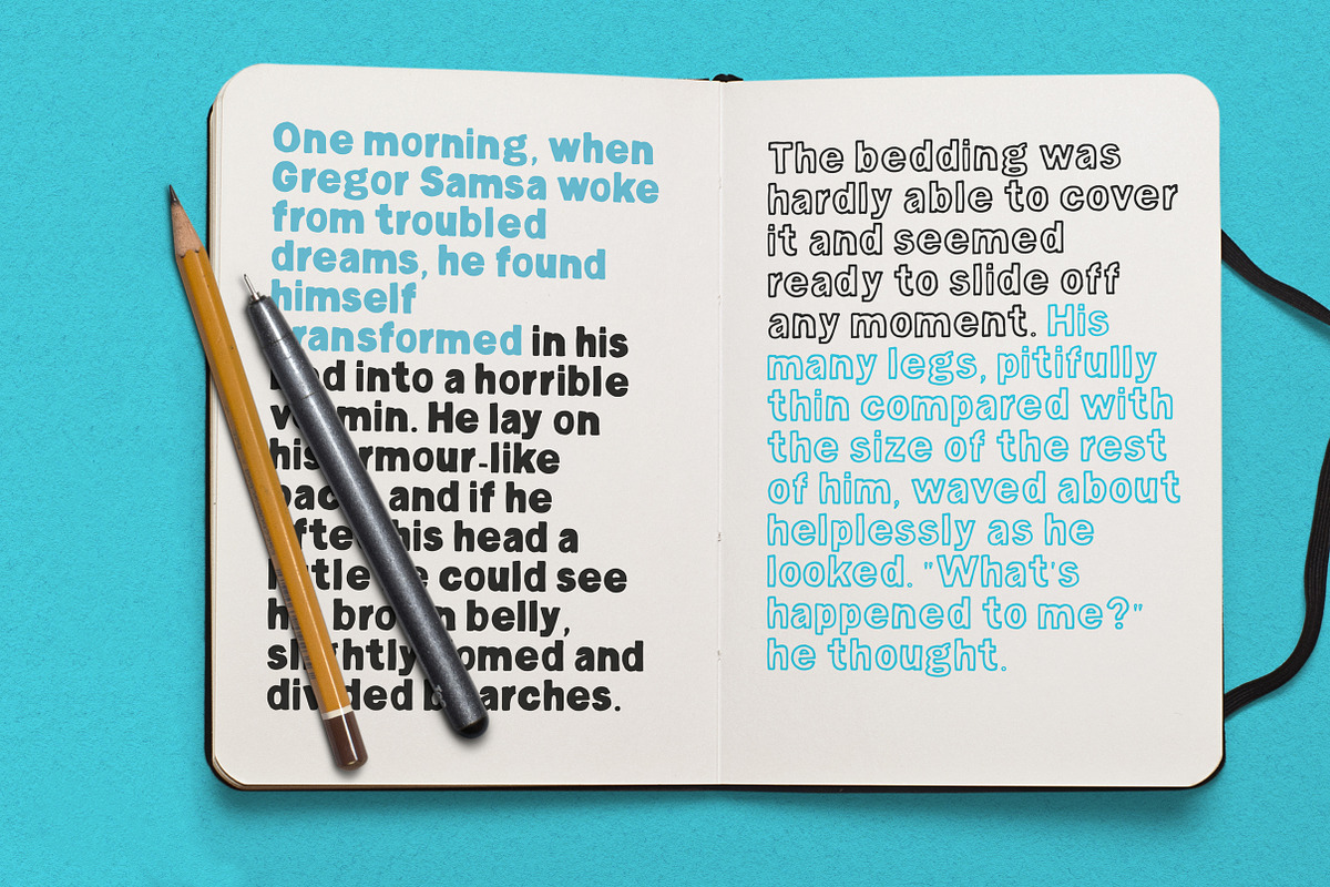 Hugo - The huge handlettered family preview 4