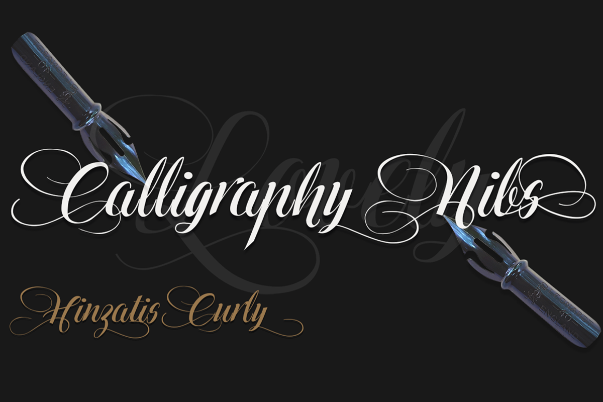 Hinzatis Curly (otf font) preview 5