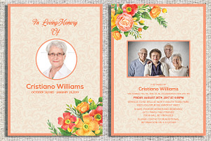 Funeral Announcement or Invitation, an Invitation Template by Madhabi Studio