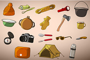 Traveler and things for travel, a Person Illustration by yuanden graphics (Thumbnail 2 of 2)