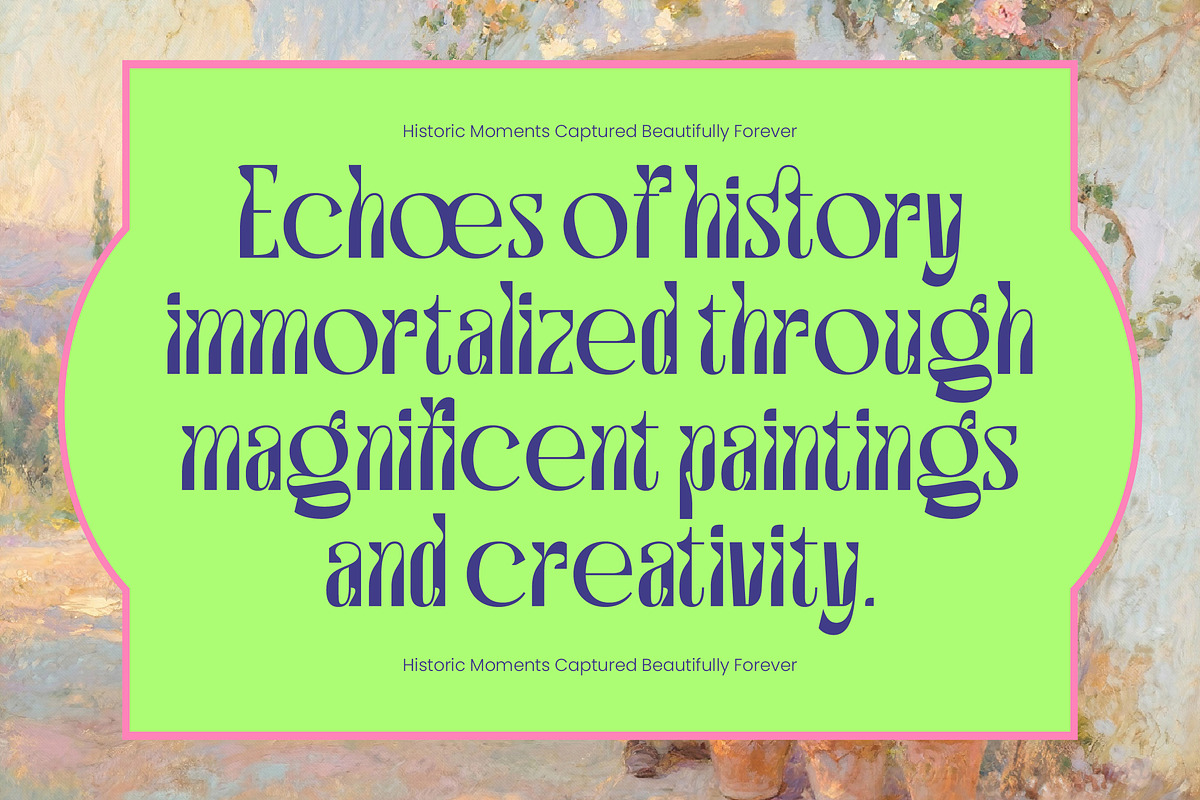 Mooklins Decorative Display Font, a Serif Font by timelesstype.co (Photo 5 of 10)