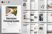 Services & Pricing Guide Template, a Magazine Template by GoldenGrid Studio (Thumbnail 1 of 15)