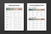 Weekly Meal Planner, a Stationery Template by MightyDesign (Thumbnail 1 of 8)