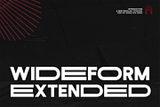 Wideform Extended Sans Serif Font, a Font by Rasio Studio (Thumbnail 1 of 8)