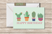 Cute cactus clipart, an Illustration by Poppymoondesign (Thumbnail 3 of 3)
