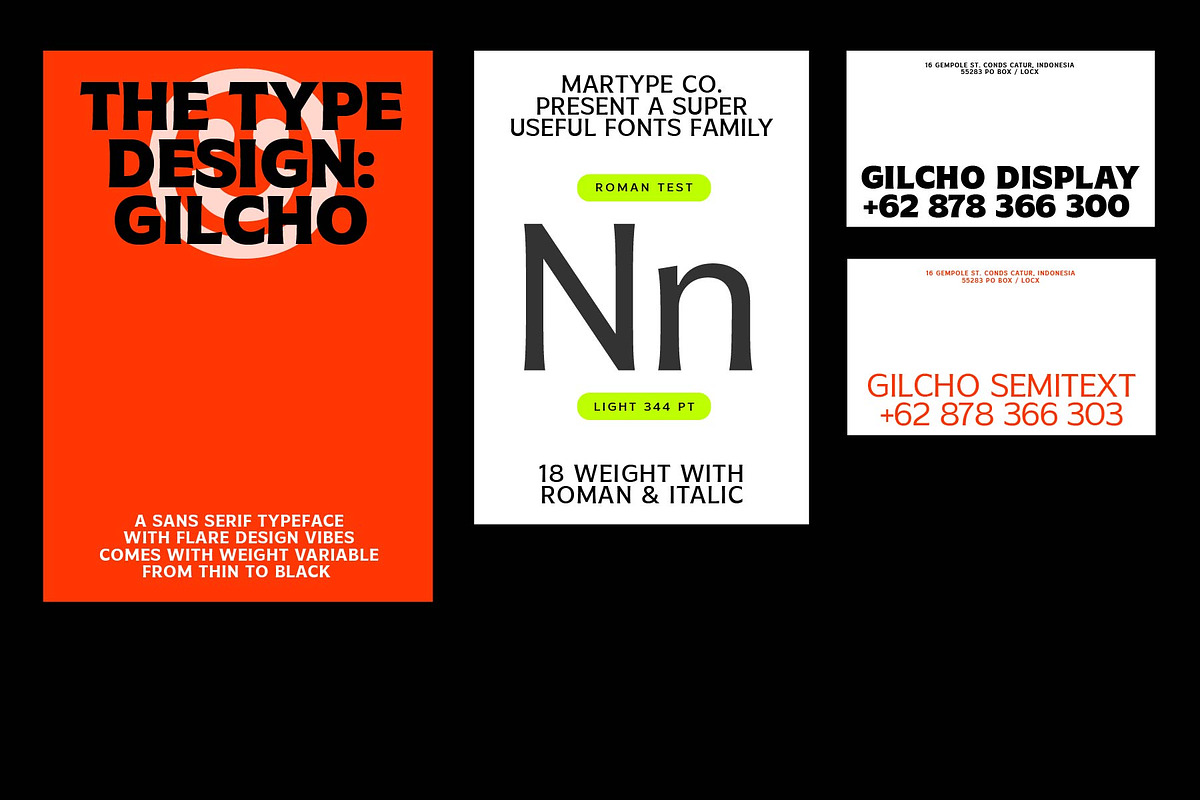 MTC Gilcho Flare - Variable Font, a Sans Serif Font by Martype (Photo 17 of 20)