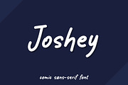 Joshey - Comic Font, a Sans Serif Font by Mightyfire (Thumbnail 1 of 3)