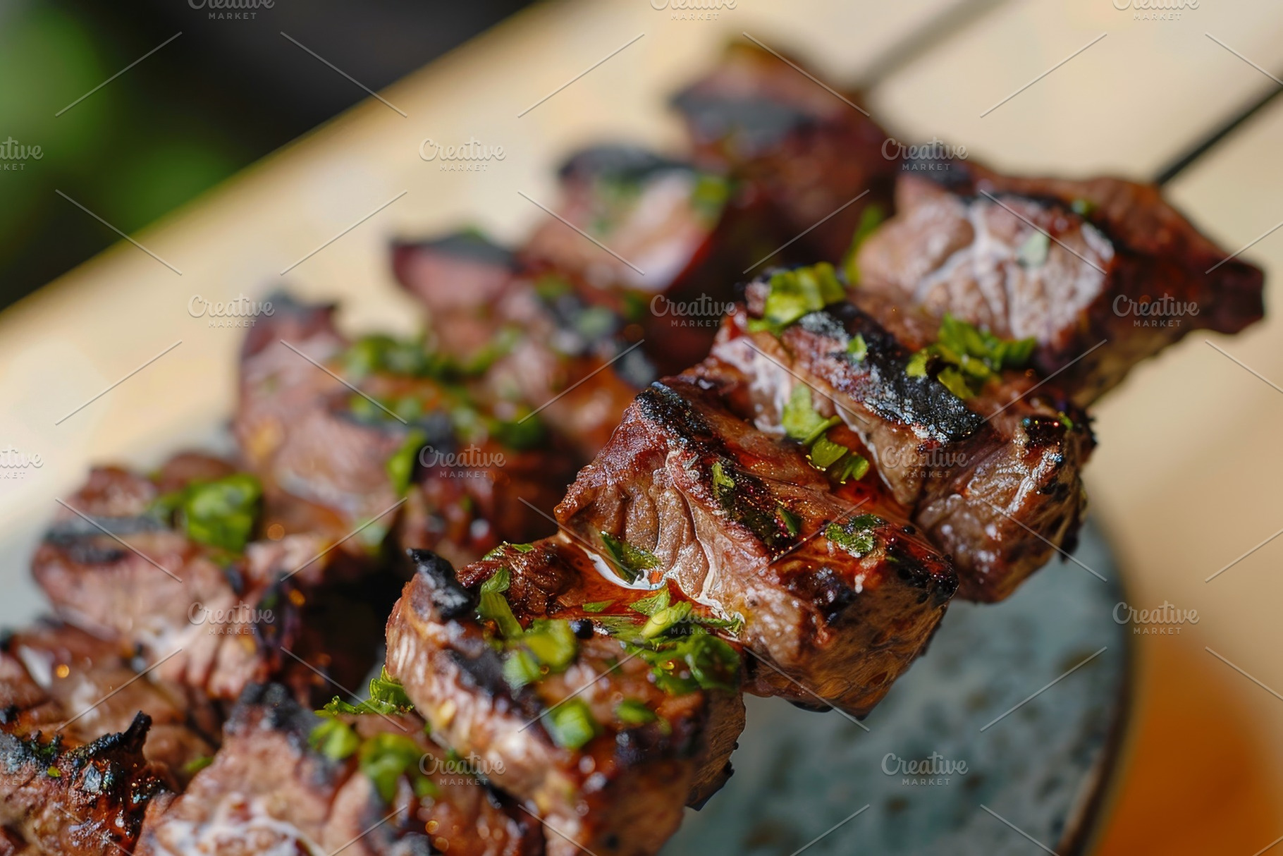 Detailed view of marinated beef tend, a Photo by Iftikhar Alam