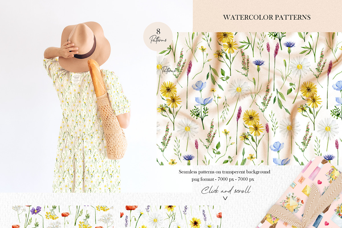 Spring wildflower floral envelope, an Illustration by AnnaTkachi (Photo 9 of 10)