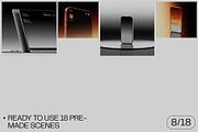 Apple device mockups v3, a Device Mockup by Creatoom (Thumbnail 3 of 12)
