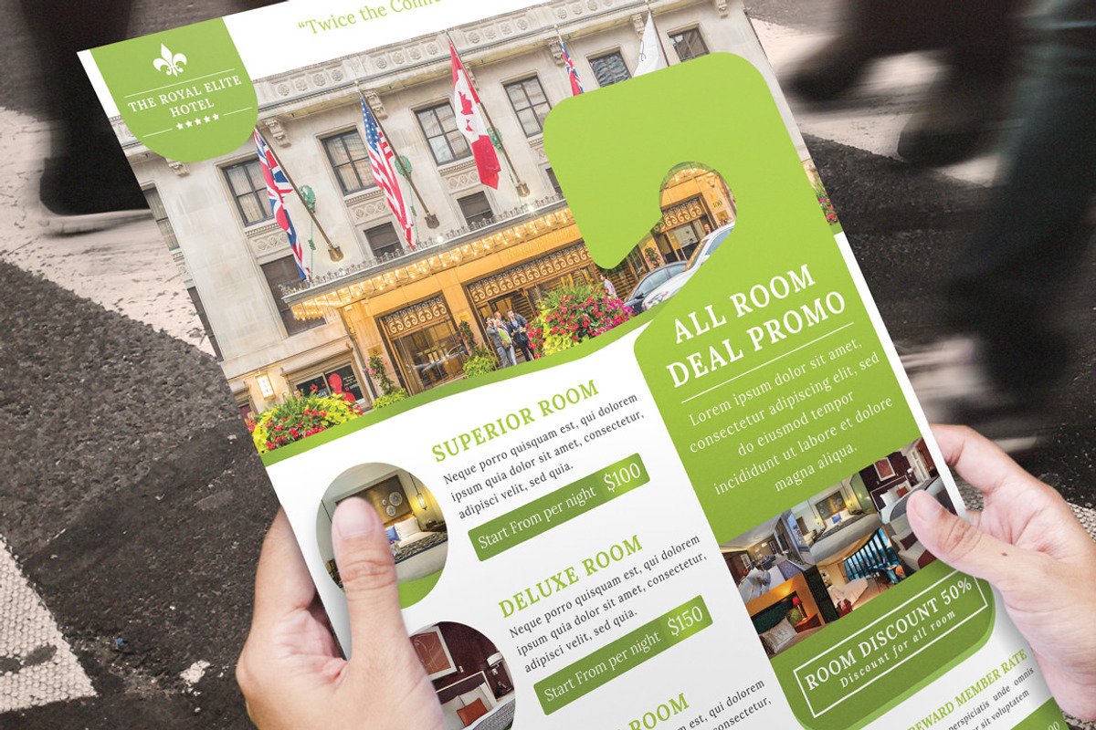 The Royal Elite Hotel Flyer Template, a Flyer Template by Affantjie Photowork (Photo 5 of 5)