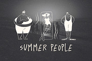 Summer People: Minimal Line Art, a Person Illustration by Veyla (Thumbnail 10 of 11)