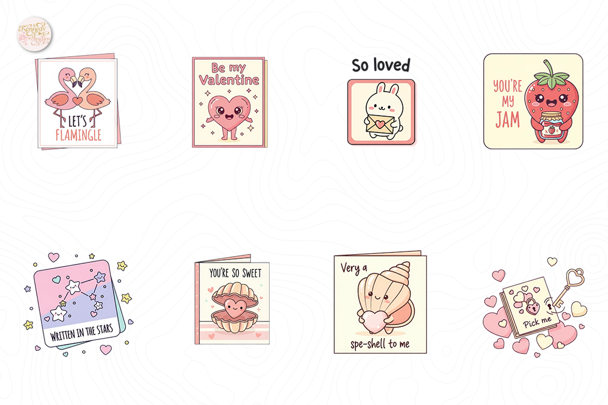 Kids Valentine PNG Clipart Cute Icon, an Object Illustration by KennedyStudio (Photo 2 of 4)