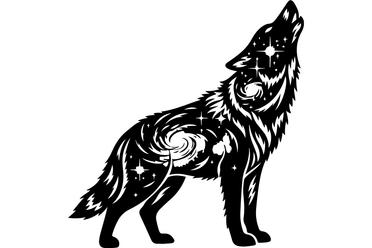 Wolf Silhouette Vector Bundle, an Animal Illustration by Designer_Momina (Photo 4 of 21)