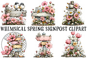 Whimsical Spring Signpost Clipart, an Illustration by OK Design (Thumbnail 3 of 6)