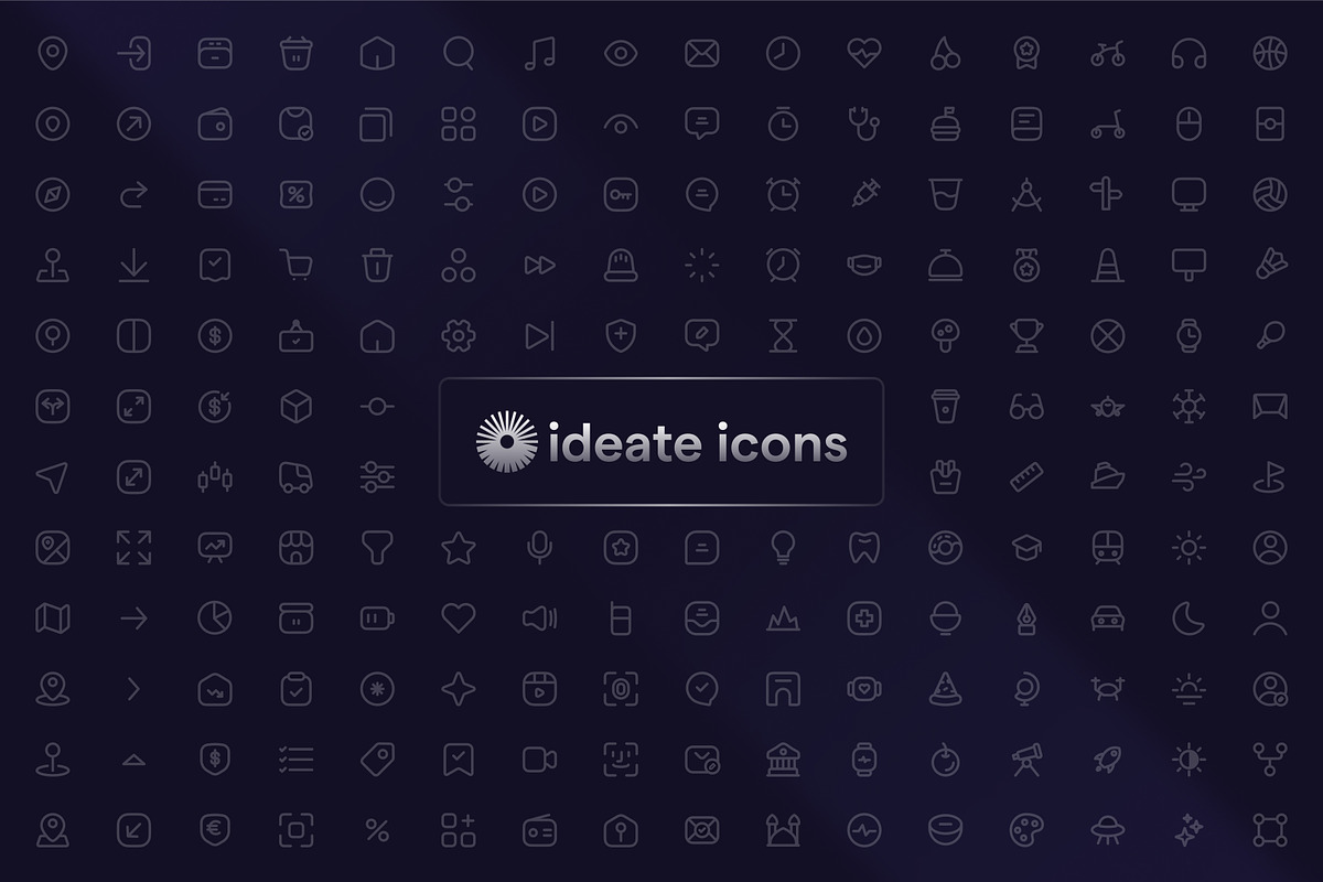 ideate icons - minimal icon pack v2, an Outline Icon by Zesan / ideate design (Photo 1 of 6)