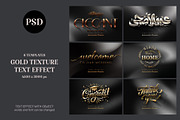 Gold Texture Text Effect, a Layer Style Add-On by PopotLane (Thumbnail 1 of 7)
