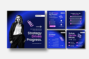 Modern Business Social Media Post, a Social Media Template by MightyDesign (Thumbnail 1 of 8)
