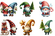 Christmas Gnome Sublimation Clipart, an Illustration by DreamArtGraphic (Thumbnail 4 of 5)