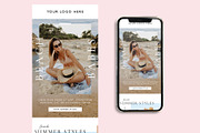 Fashion Ecommerce Email Template PSD, an Email Template by KikiBunnyCreative (Thumbnail 5 of 7)