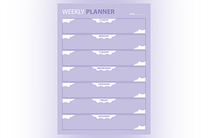 Weekly Planner Sheet Design-16