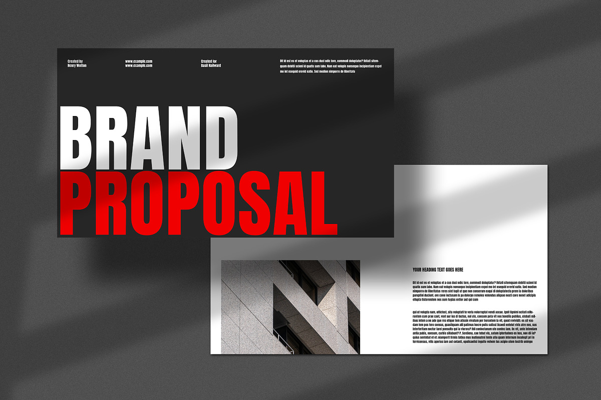 Brand Proposal Presentation Template, a Presentation Template by Artisan Vibes (Photo 2 of 8)