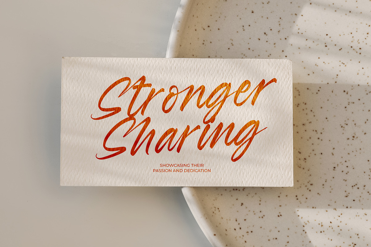 Esylon Sparted Bold Brush Type Font, a Script Font by Letterena Studios Script (Photo 6 of 20)