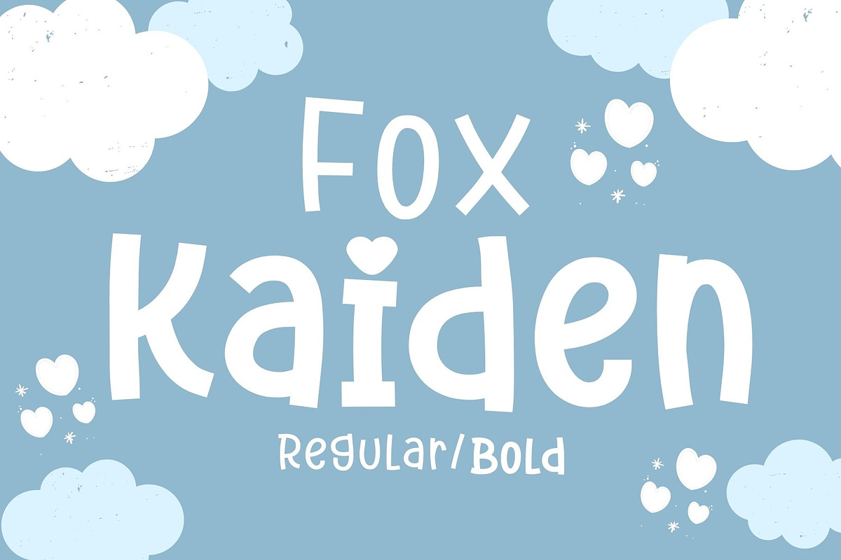 Fox Kaiden Font, a Handwritten Font by Fox7 By Rattana (Photo 1 of 12)