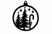 Christmas Laser Cut Ornament Bundle, a Graphic by musafir_fashion (Thumbnail 2 of 16)