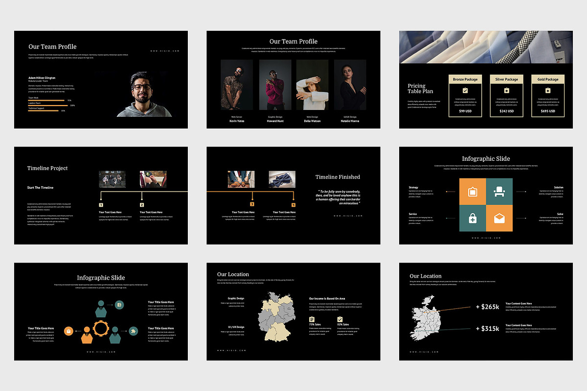Higio : Fashion Brand Powerpoint, a Presentation Template by Punkl Camp (Photo 8 of 9)