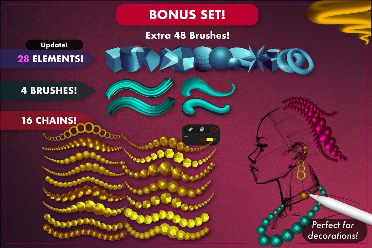 3D ABSOLUTE Brush Bundle, a Brush Add-On by Magnatype (Photo 9 of 10)