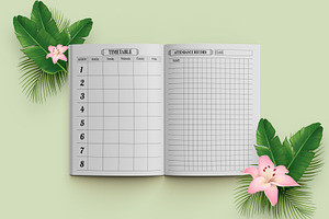 Editable Teacher Planner 2023 KDP