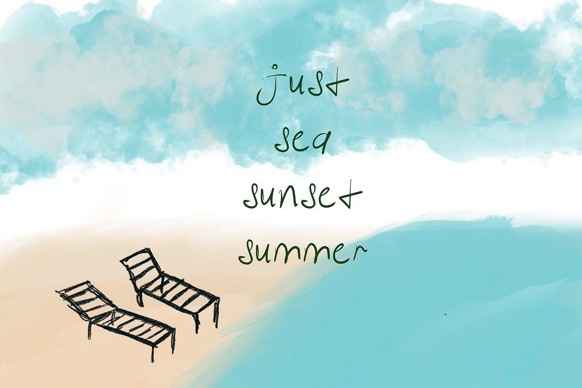 Handwritten Script Font, a Handwritten Font by elif (Photo 4 of 4)