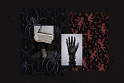 Dark Romance Halloween Backgrounds, a Background Graphic by Lidberia (Thumbnail 7 of 12)