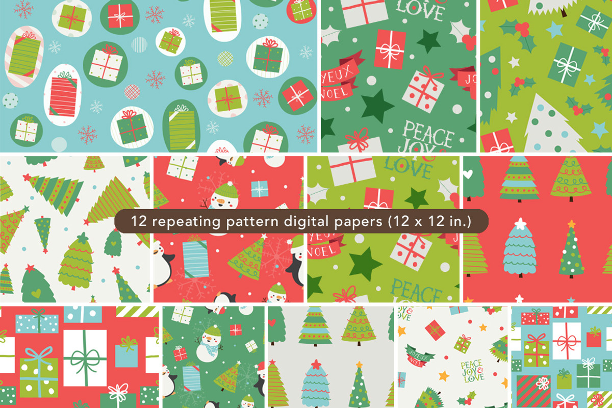 Christmas Critters Illustration Pack, an Animal Illustration by Quirky Queen Media (Photo 4 of 9)