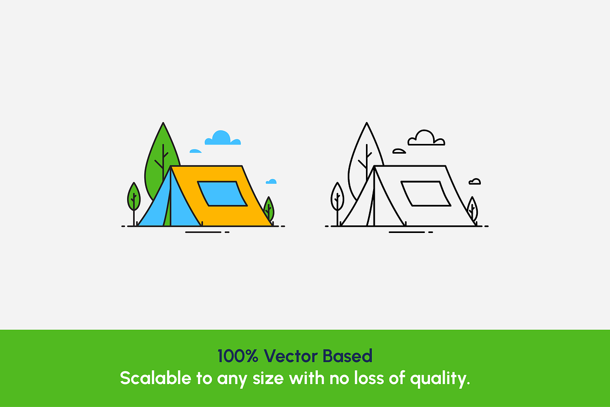 Premium 60 Icons Set - 100% Editable, a Duotone Icon by AgtoNugroho (Photo 3 of 5)