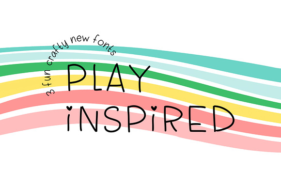Play Inspired Fonts Backgrounds