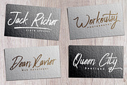 Hunter Skyfar- Dry Brush Script, a Script Font by FHFont (Thumbnail 8 of 12)