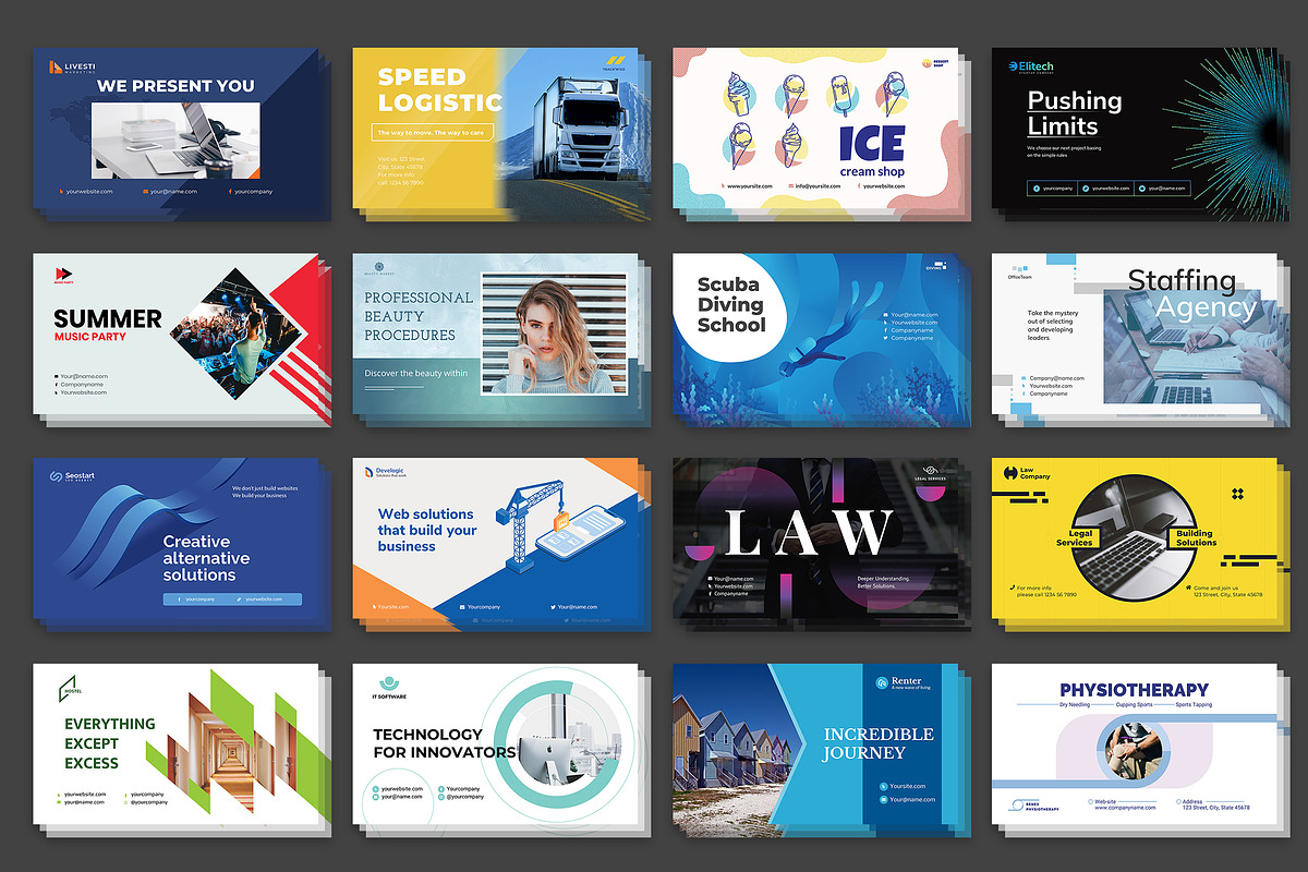 Presentation PowerPoint Bundle, a Presentation Template by TemplatesNow! (Photo 19 of 20)