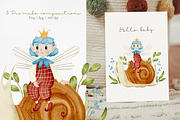 Forest fairies collection, an Illustration by AfonshinaArt (Thumbnail 6 of 14)