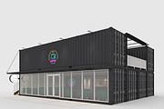 3D Model Container Cafe 13, an Architecture 3D Model by SR 3D Visual (Thumbnail 5 of 20)