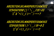 Upjohn Halloween Brush horror font, a Script Font by Konstantine Studio (Thumbnail 3 of 4)