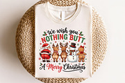 Nothing Butt a Merry Christmas PNG, a Seasonal Illustration by CraftArtStudio (Thumbnail 4 of 4)